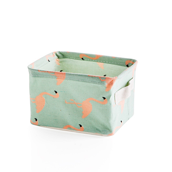 Cotton and linen Storage basket Sundries toy bathroom desktop cosmetic Storage Box