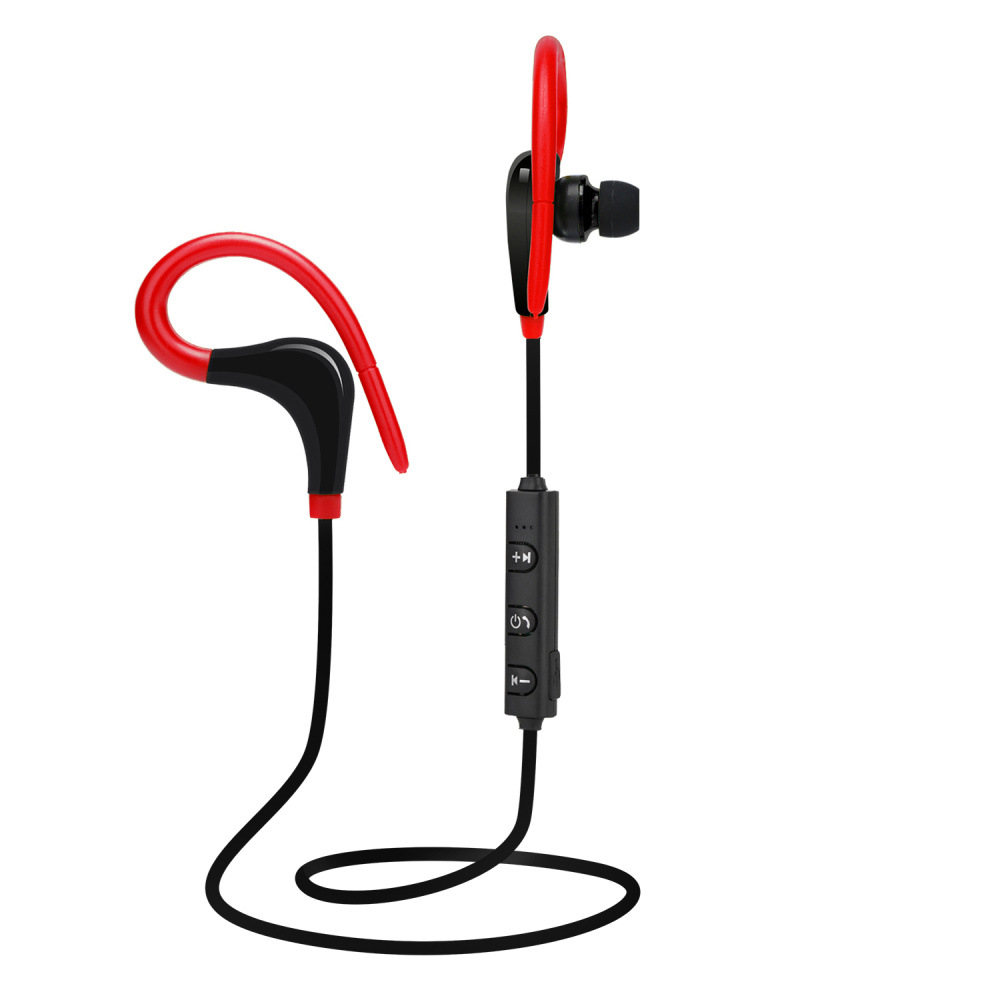 Sports Wireless Bluetooth Earphones Stereo Headset Ear hook Waterproof Hifi Earbud Headphones