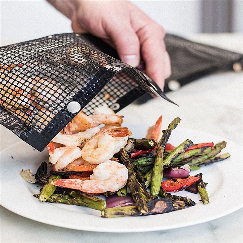 Non-Stick Mesh Grilling Bag Non-Stick BBQ Bake Bag Outdoor Picnic Tool bbq burner  Kitchen Restaurant Supplies