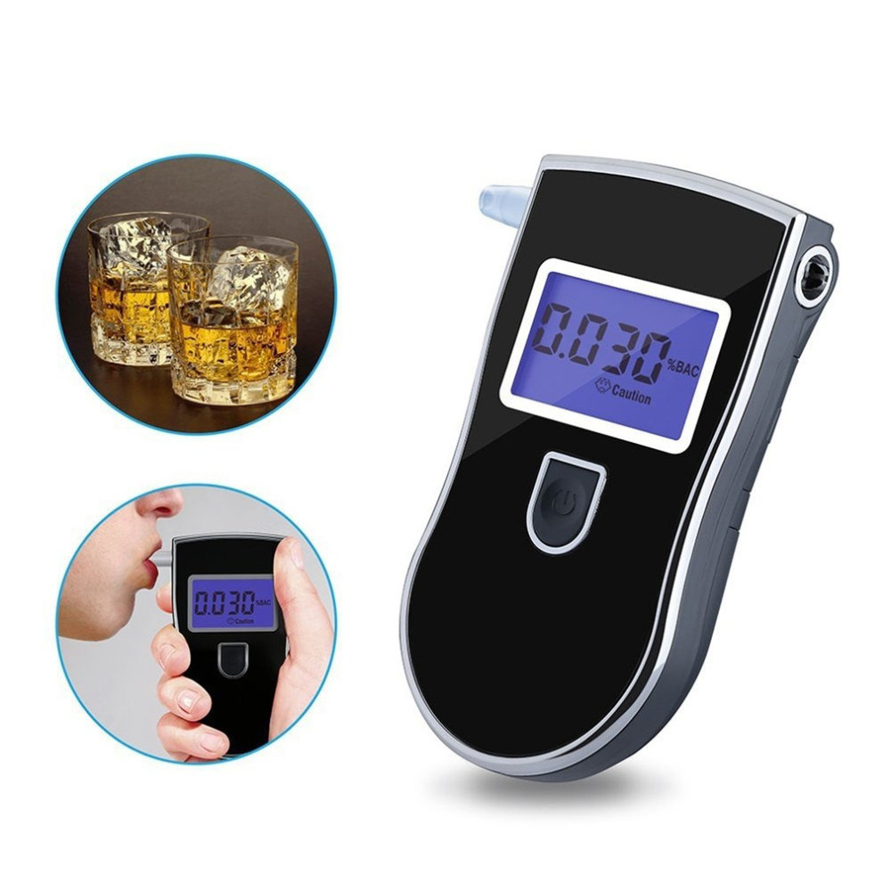 NEW Hot selling AT-818 Professional Police Digital Breath Alcohol Tester Breathalyzer AT818