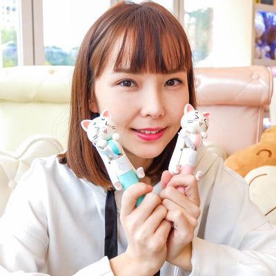 Creative Mr. Cat Cartoon Remote control Selfie stick Mobile phone Take a photo Sharp weapon