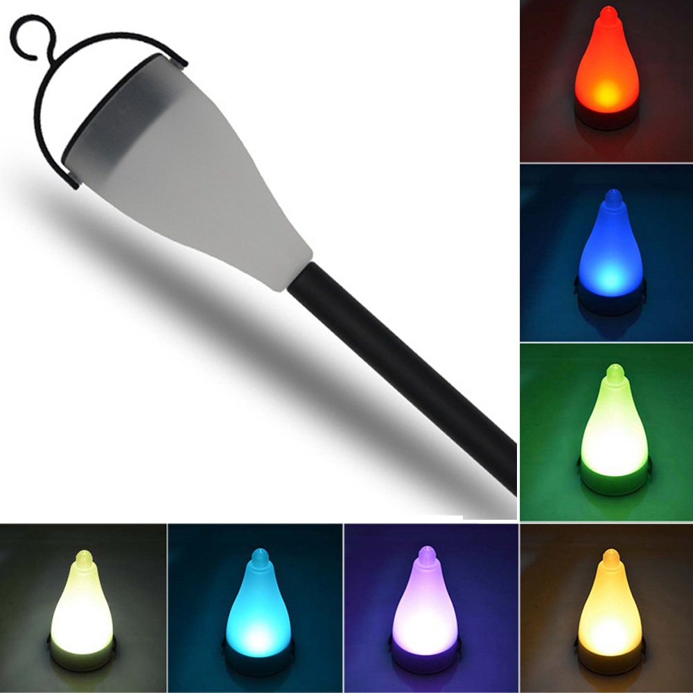 outdoor Solar energy Lawn light Seven colors patio lawn Ground light led Night light