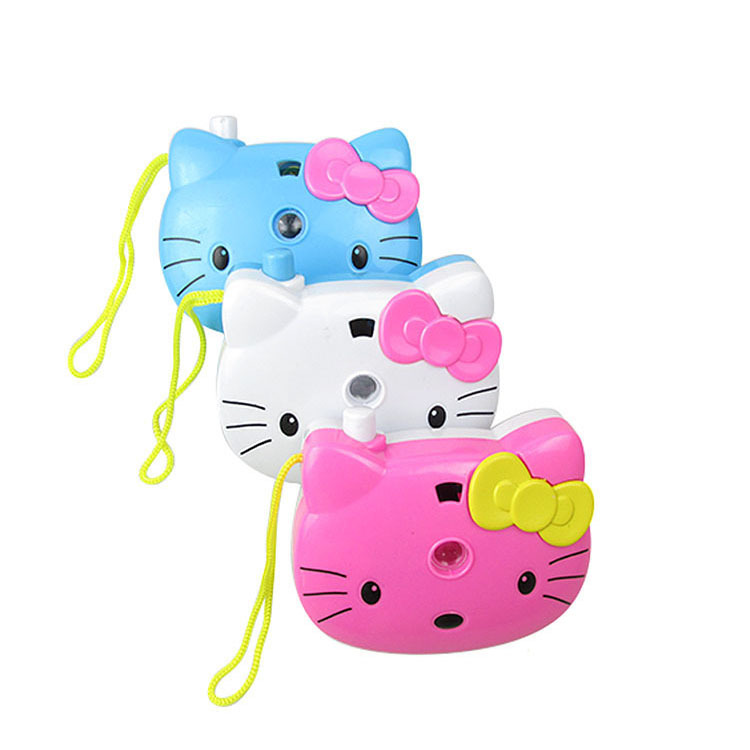 Hello Kitty Light Projection Camera Children Educational For Kids Projection Toys