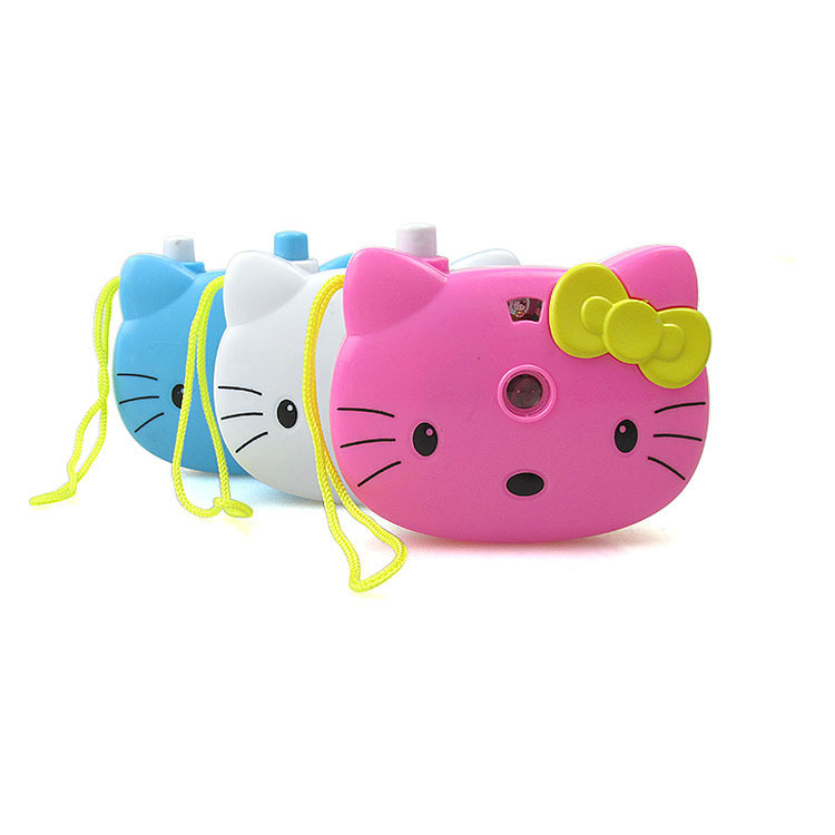 Hello Kitty Light Projection Camera Children Educational For Kids Projection Toys