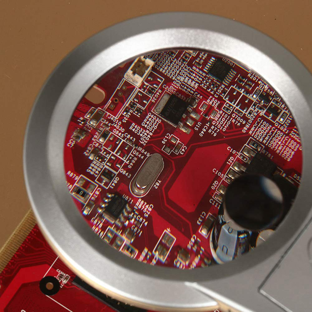 desktop service Identification magnifier led illumination support Auxiliary magnifier