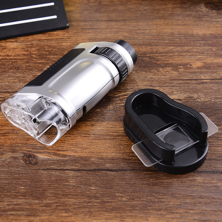 Portable 20-40 times magnifier led Multifunction With base HD microscope