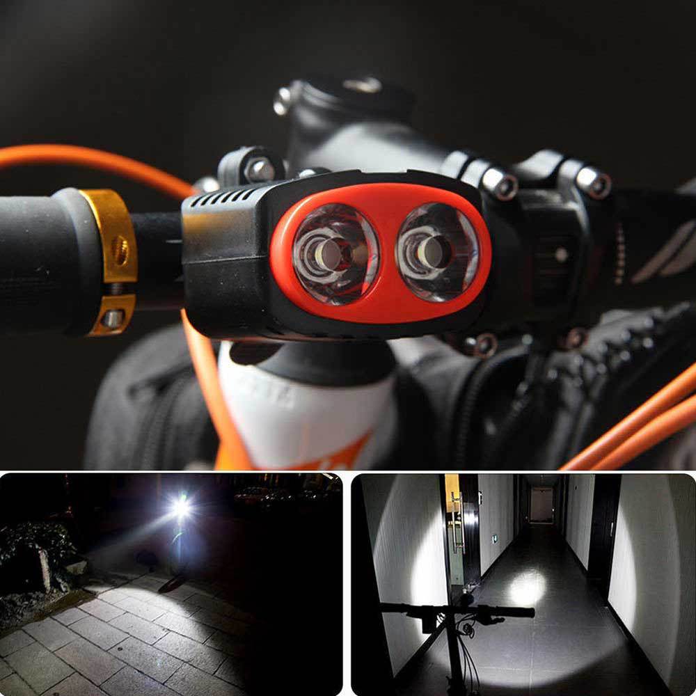 Bicycle Light 2LED General purpose Waterproof light Mountain bike bicycle Cat eye light
