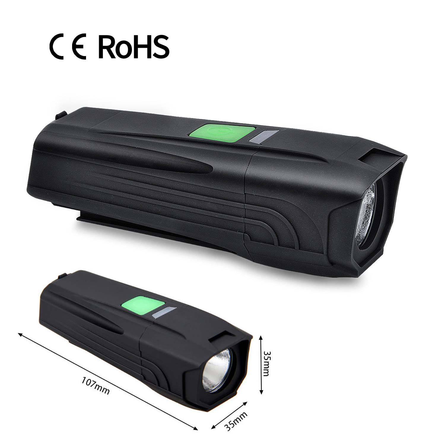 Mountain bicycle led Bright lights bicycle headlight USB Charging T6 Riding sailor Electric light