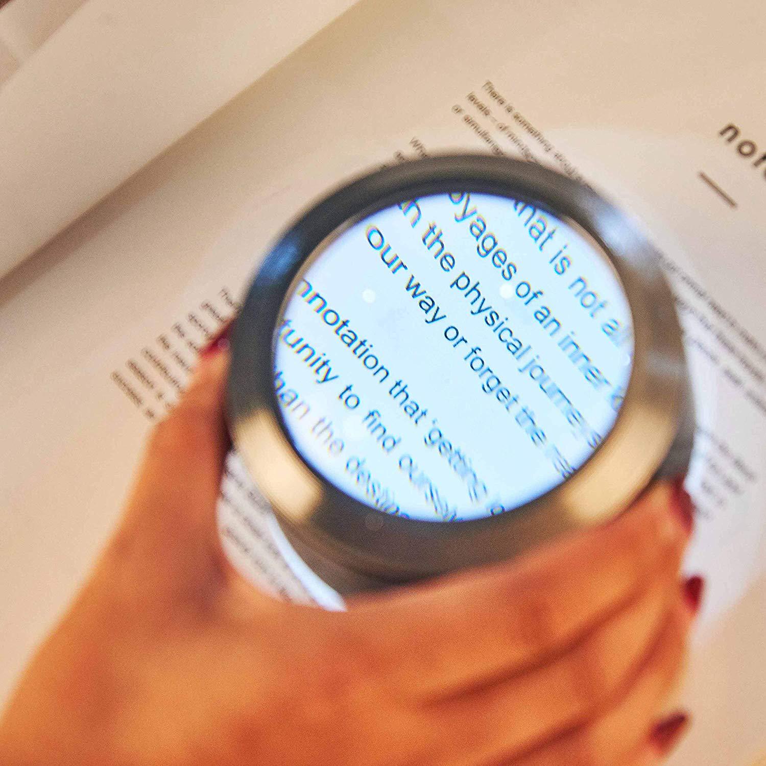 The New Cylinder 3LED light K9 Optics lens read magnifier desktop Wenzhen mirror