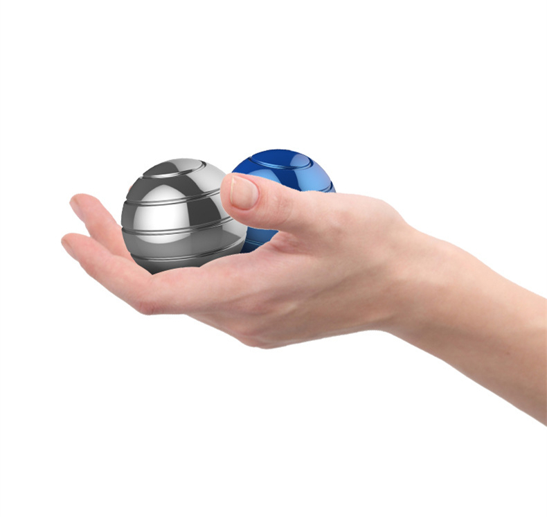 Vortecon Desktop Anti Stress Toy Aluminum Alloy Hypnosis Rotary Gyro Adult Fingertip Toy