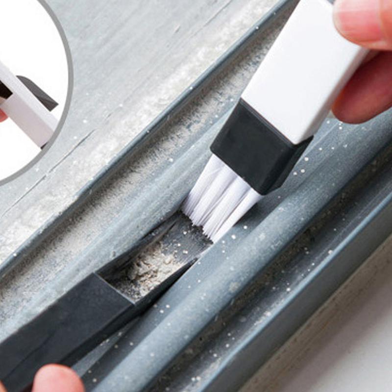 2set Window Sash Groove Cleaning Brush Window Groove Small Brush KitchenComputer Cleaning Tool