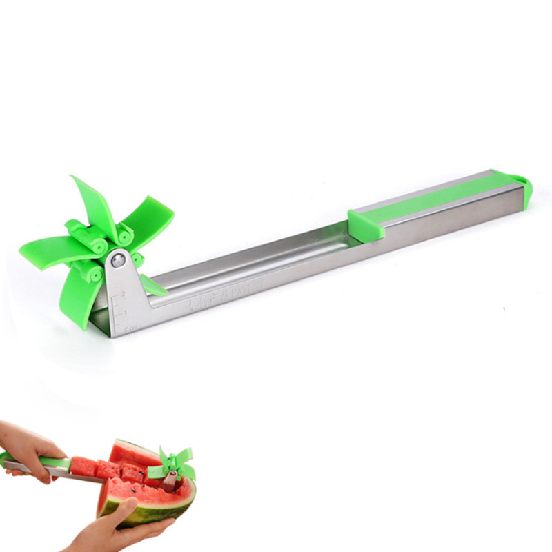 Watermelon Windmill Slicer Melon Cutting Tool Melon Cube Cutter Knife Fruit Tools  kitchen supplies