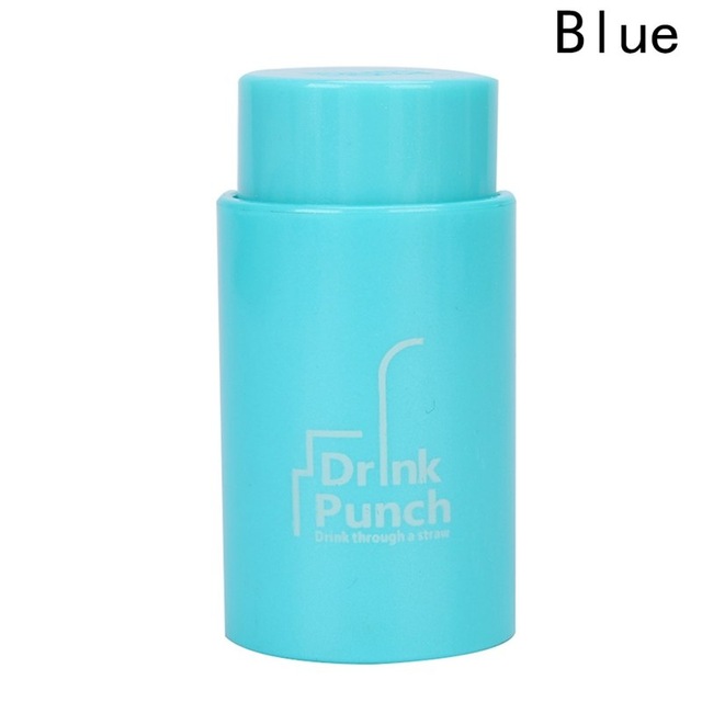 Drink Through A Straw Drink Punch Water Bottle Cap Hole Maker Juice Beverage Lid Straws