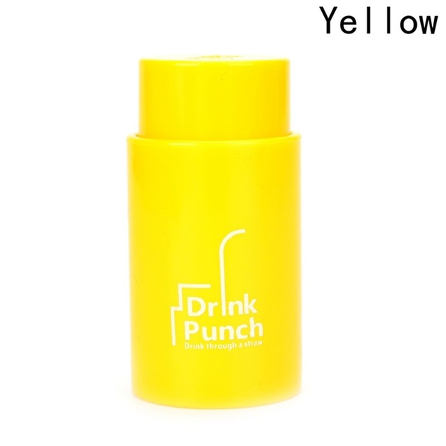 Drink Through A Straw Drink Punch Water Bottle Cap Hole Maker Juice Beverage Lid Straws