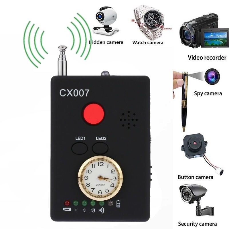 CX007 Full Range Anti-Spy Bug Wireless Camera Cell Phone GPS RF Signal  Finder Camera Detector