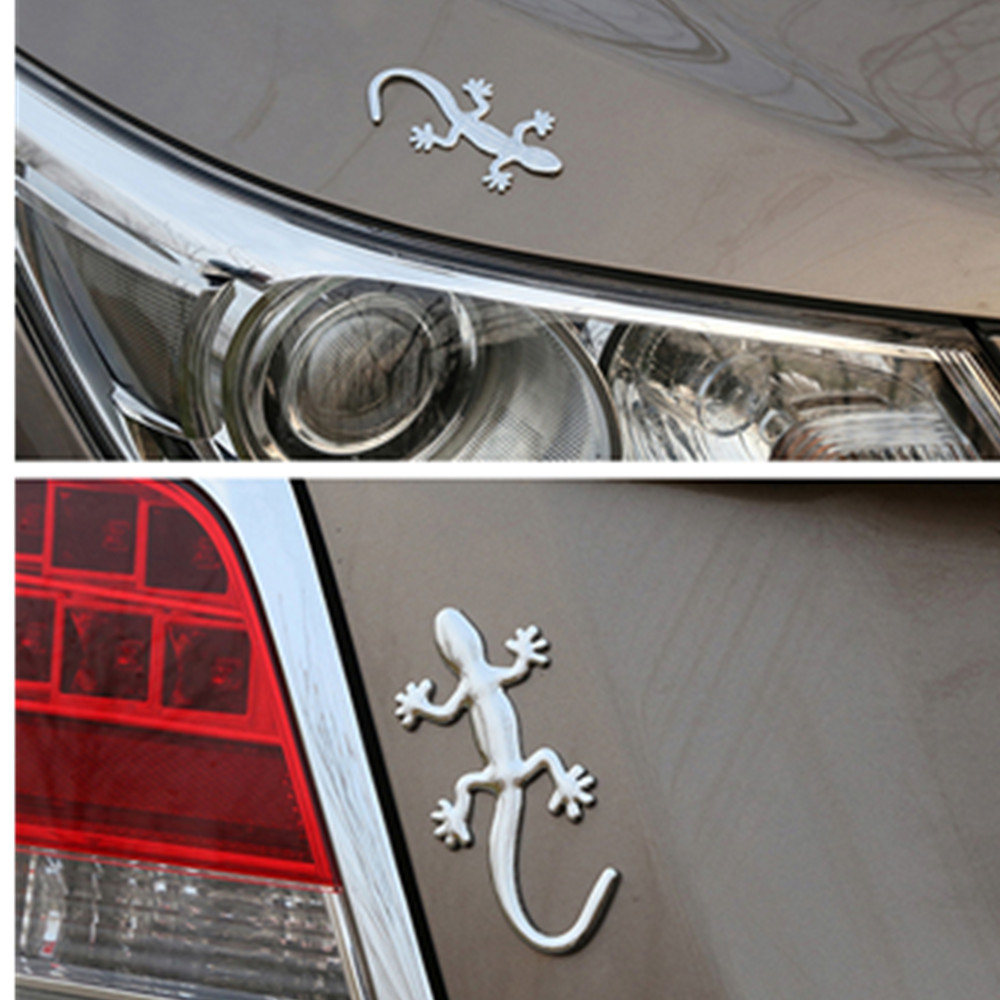 Gecko 3D Car Auto Motorcycle Emblem Badge Car Styling Stickers Automobiles Car-Styling