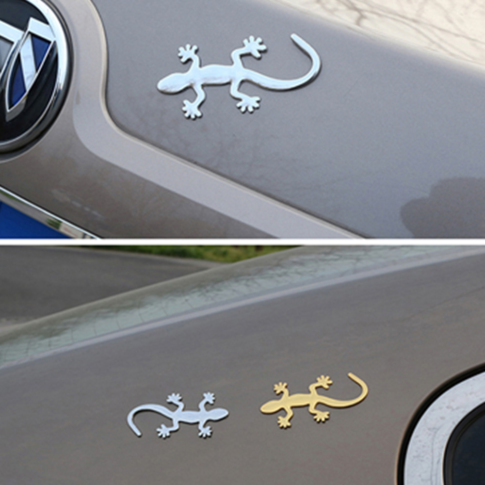 Gecko 3D Car Auto Motorcycle Emblem Badge Car Styling Stickers Automobiles Car-Styling