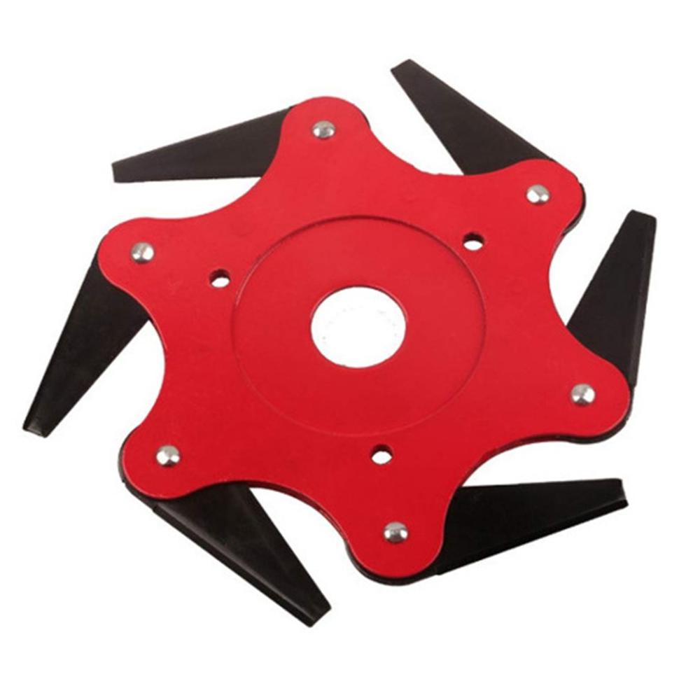 Trimmer Head Accessories Six Blade Outdoor Tools Durable Replacement For Lawn Mower Garden Alloy