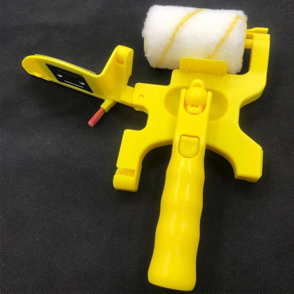 Clean-Cut Paint Edger Roller Brush Safe Tool Portable for Home Wall Ceilings