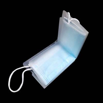 10PCS Mask storage clip mask storage box portable mask storage clip Disposable  storage