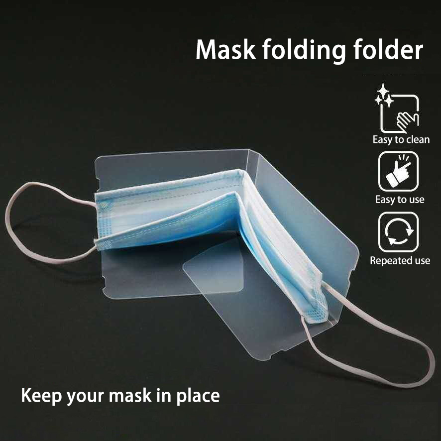 10PCS Mask storage clip mask storage box portable mask storage clip Disposable  storage
