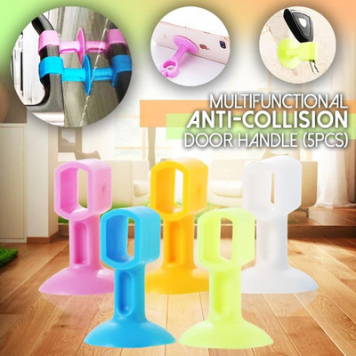 Multifunctional Anti-Collision Door Handle Door Stopper Mcushioning Mute Effect