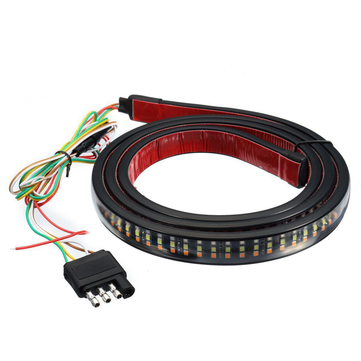 three rows Tricolor Pickup light bar 60 inches 150cm Pickup light Tricolor Turn signal Streamer