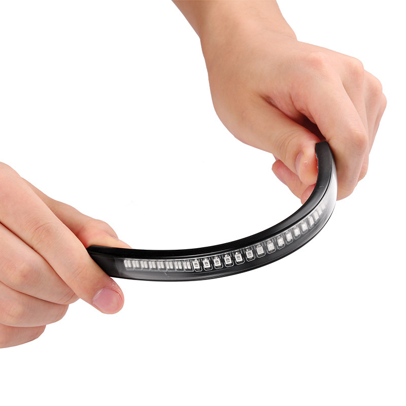 48 lights Motorcycle light bar LED brake light Turn signal