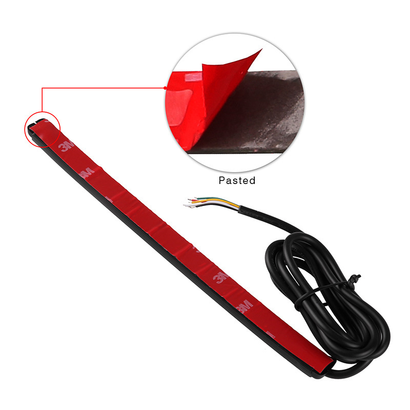 48 lights Motorcycle light bar LED brake light Turn signal