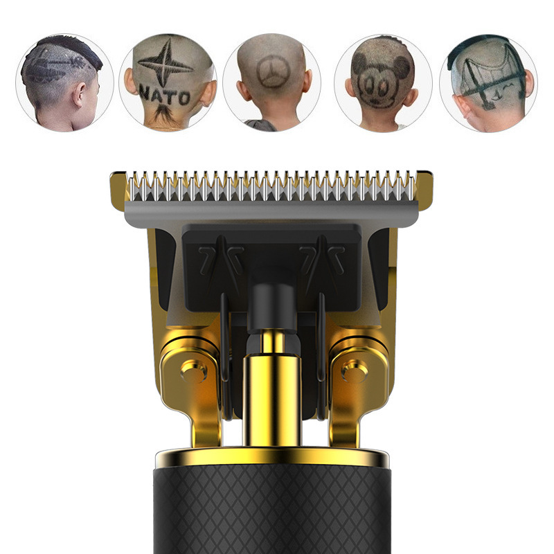 T9 Electric hair clipper Engraving Electric clippers 0 cutter head Trim push Hair clipper