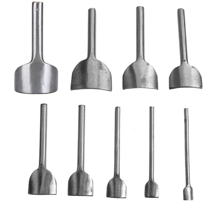 Half Round Leather Cutter Punch DIY Cut C Leather Cowhide Craft Tools