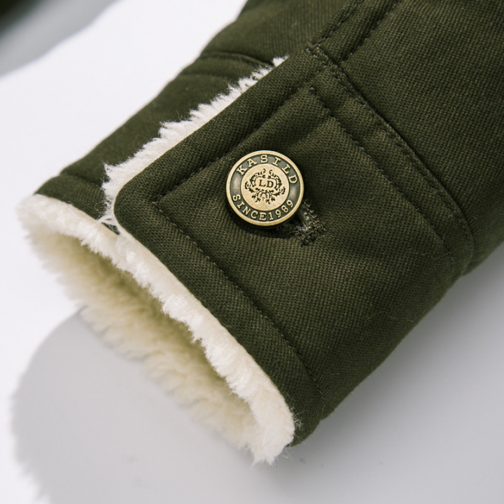 Men Winter Jackets Solid  thick Warm park men Jacket Mens Coat