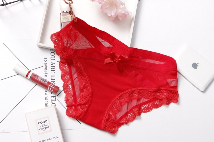 5 pack Soft Lace Bikini Panties Sexy Lace Cheeky Hipster Panties Underwear