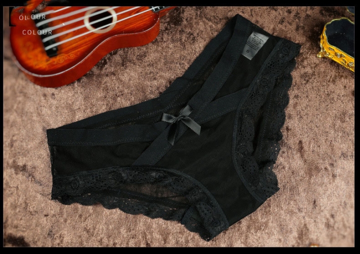 5 pack Soft Lace Bikini Panties Sexy Lace Cheeky Hipster Panties Underwear