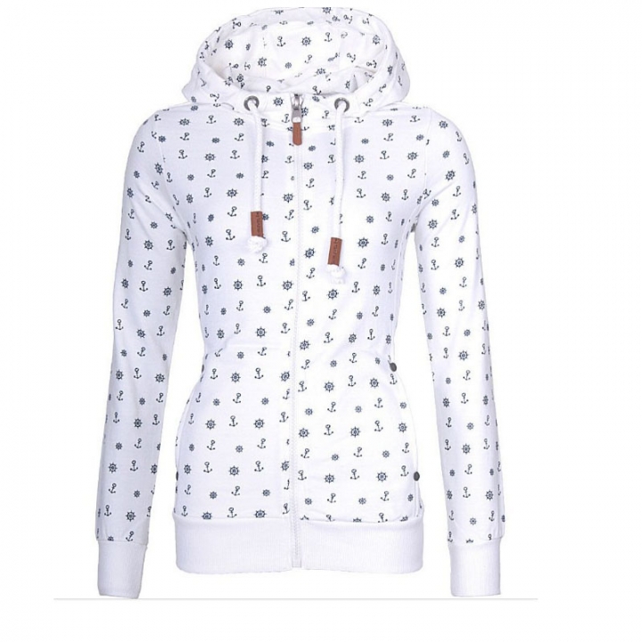 Women Hoodies Sweatshirts Long Sleeve Hoody Ladies Zipper Pocket Patchwork   Baseball Jacket Hoodies