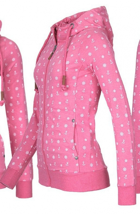 Women Hoodies Sweatshirts Long Sleeve Hoody Ladies Zipper Pocket Patchwork   Baseball Jacket Hoodies