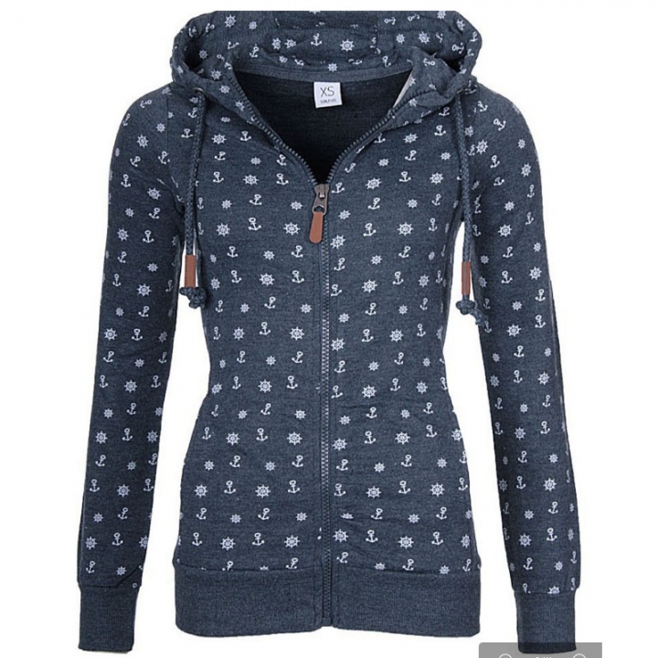 Women Hoodies Sweatshirts Long Sleeve Hoody Ladies Zipper Pocket Patchwork   Baseball Jacket Hoodies