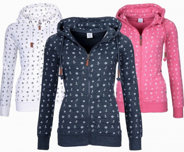 Women Hoodies Sweatshirts Long Sleeve Hoody Ladies Zipper Pocket Patchwork   Baseball Jacket Hoodies