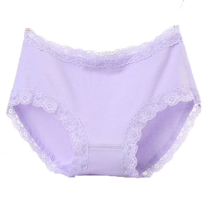 3 Pack Women's Briefs Underwear Cotton Panties High Waist Ladies Soft Stretch Underpants