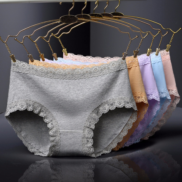 3 Pack Women's Briefs Underwear Cotton Panties High Waist Ladies Soft Stretch Underpants