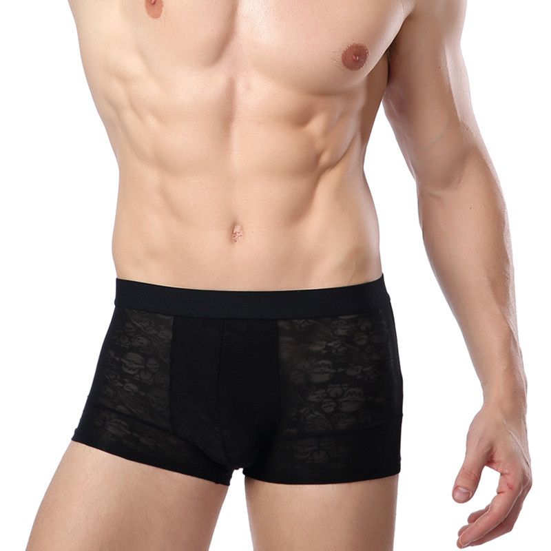 3 pack Men&apos;s Boxer Shorts Underwear Breathable Briefs Trunks Hipster