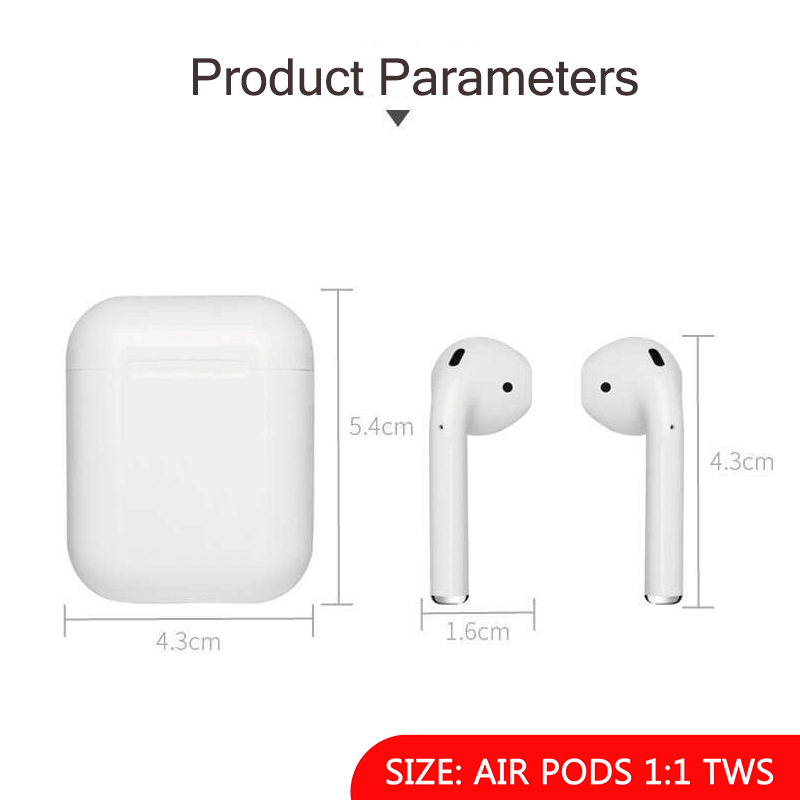 i12 TWS Touch control Mini 1:1 Air pods Wireless Bluetooth 5.0 earphones headset for IOS Smart Phone