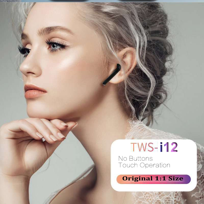 i12 TWS Touch control Mini 1:1 Air pods Wireless Bluetooth 5.0 earphones headset for IOS Smart Phone