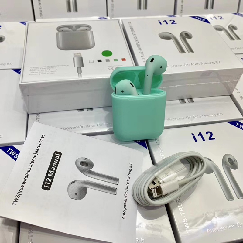 i12 TWS Touch control Mini 1:1 Air pods Wireless Bluetooth 5.0 earphones headset for IOS Smart Phone