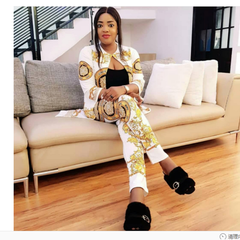 Dashiki African Clothes Print Long Outfit Coat and Long Pants Sets for Women Bazin Riche Fashion