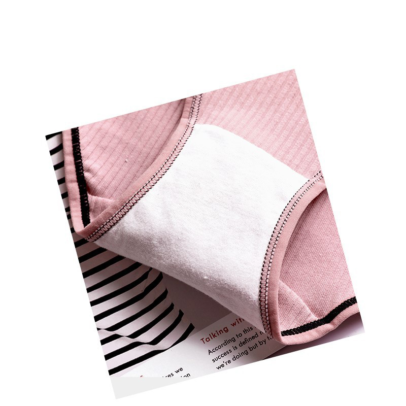 4 Pack Women Soft Briefs Sexy Lingerie  Women&apos;s Panties Underwear Cotton sexy Mid waist