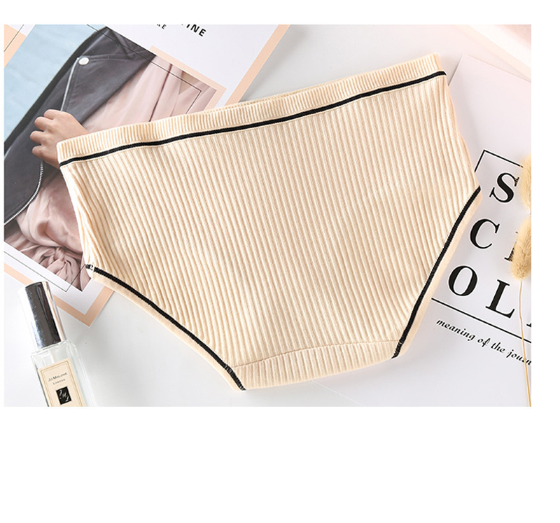 4 Pack Women Soft Briefs Sexy Lingerie  Women&apos;s Panties Underwear Cotton sexy Mid waist