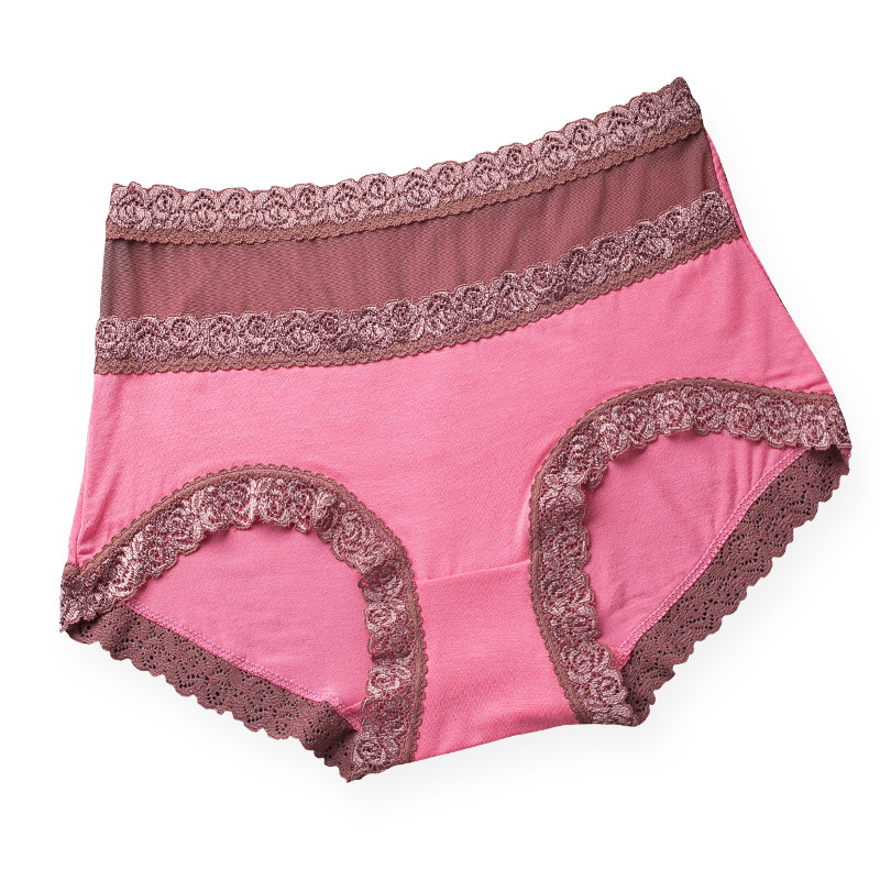 3 pack Women&apos;s High Waist Body Shaper Briefs Panties Lace  Crochet Underwear  Slimming Pants