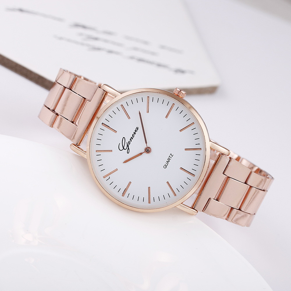 1 Pair Fashion Couple Watch Stainless Steel Waterproof Lovers Classic Quartz Watches