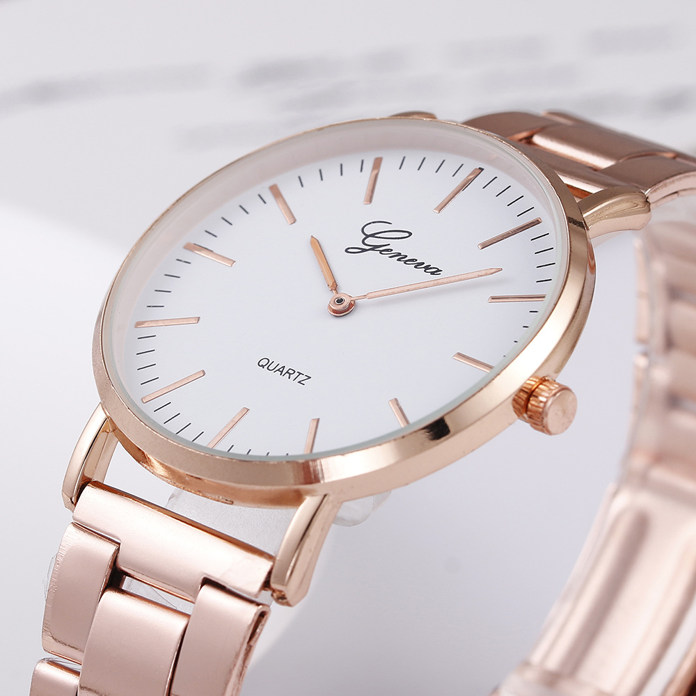 1 Pair Fashion Couple Watch Stainless Steel Waterproof Lovers Classic Quartz Watches